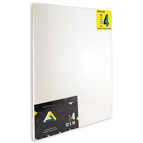 Aa Super Value Canvas Panel 12X16 Pack Of 4