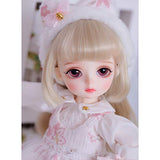 HGFDSA 1/6 BJD Doll SD Doll 26Cm/10.2inch Exquisite Fashion Female Doll Birthday Present Doll Child Playmate Girl Toy,Fullset