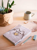 Official Pusheen Notebook, Plush Bullet Dotted Journal, Dotted A5 Notebook - Pusheen Foodie Collection 180 Dotted Pages