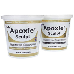 Apoxie Sculpt - 2 Part Modeling Compound (A & B) - 4 Pound, Black