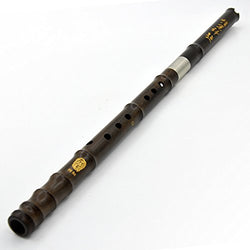 OrientalMusicSanctuary Recovered Aged Rosewood Chinese Vertical Xiao Flute - Chinese Shakuhachi Wooden Bamboo-Flute (Key of G)