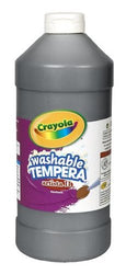 Crayola Black Washable Tempera Paint, 32-Ounce