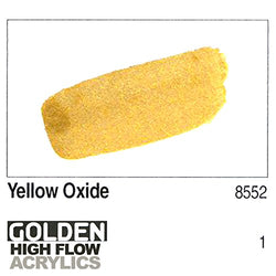 Golden High Flow Arcylic Paint, 1 Ounce, Yellow Oxide