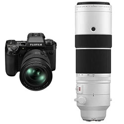 Fujifilm X-H2 Mirrorless Digital Camera XF16-80mm Lens Kit - Black + Fujinon XF150-600mmF5.6-8 R LM OIS WR Lens