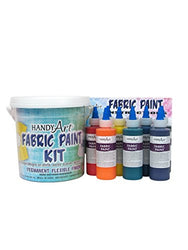 Handy Art 9 color - 4 ounce Fabric Paint Kit