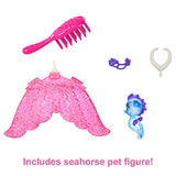 Barbie Mermaid Power Barbie “Malibu” Roberts Mermaid Doll with Pet, Interchangeable Fins, Hairbrush & Accessories, Toy for 3 Year Olds & Up