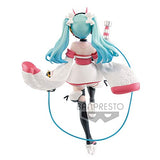 Banpresto Hatsune Miku Racing Ver. ESPRESTO est-Dress&Pattern-Racing Miku 2020 Kimono ver., Multiple Colors (BP17613)