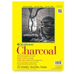 18" x 24" White Glue Bound Charcoal Pad (Product Catalog: Paper Media, Canvas & Surfaces)