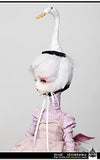 Zgmd 1/4 BJD doll ball neck baby white swan DC doll Is made up by the body and head