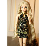 Y&D BJD Doll 1/3 Ball Jointed Doll 60CM Cheongsam Princess DIY Dress Up Change Makeup Toy, Ball Jointed Doll with Full Set Clothes Shoes Wig Makeup, Best Gift for Girls
