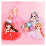 HUIEU 16cm Doll Blue Eyes 13 Movable Joints 1/12 BJD Mini Doll Toys for Children Fashion Clothes DIY Dress Up Dolls for Girls Gift Window Decoration Crafts Cute (Color : 19)