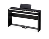 Casio Privia PX-160 Digital Piano - Black Bundle with CS-67 Stand, SP-33 Pedal, Furniture Bench, Instructional Book, Austin Bazaar Instructional DVD, and Polishing Cloth