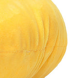 EvZ 32cm Emoji Smiley Emoticon Yellow Round Cushion Stuffed Plush Soft Pillow (Heart Eyes)