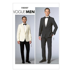 Vogue Patterns V9097MUU Men's Jacket and Pants Sewing Template, Size MUU (34-36-38-40)