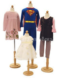 (JF-11C Group) Roxy Display 4 Units Children/Child/Kids Dress Form Mannequin Body Form with Base (JF-11C6M JF-11C2T JF-11C4T JF-11C7T)