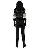 Miccostumes Fashion Black Yennefer Cosplay Costume (WS)