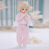 ZDD Pink Suit 1/6 BJD Doll, Ball Jointed Doll 28cm Cosplay Fashion SD Dolls Full Set Movable Joint Best Gift for Girls Favorites Souvenir