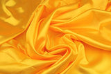 RayLineDo 3 Yard YELLOW Color SILKY SATIN FABRIC DRESSMAKING WEDDING