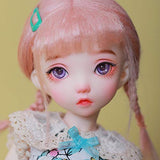 ZDD 10.63 Inch BJD Dolls 1/6 SD Doll Ball Joint Doll DIY Toys with Full Set of Clothes Shoes Wig Makeup Delicate Doll Birthday Gift for Girl/boy