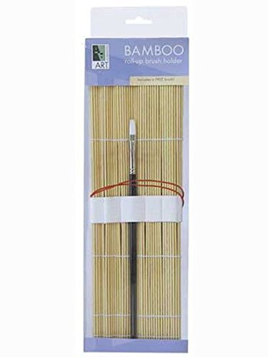 Art Alternatives - Bamboo Roll-Up Brush Holder