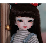 Fbestxie 1/6 BJD Doll SD Dolls 26Cm/10.2Inch Movable Joints with Hair Makeup Gift Collection Christmas Decoration Fashion Handmade Doll,A
