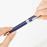 Pentel Multi Function Pen Vicuna EX, Fine Ballpoint Pen and 0.5mm Mechanical Pencil, Blue