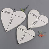 Painting Canvas Panel Boards, Heart-Shaped Artist Canvas Boards, 6Pcs/Set Cotton Stretched Primed Blank Canvas Panels for Students Artist Hobby Painters Beginners