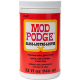 Mod Podge CS11203 Waterbase Sealer, Glue & Decoupage Finish, 32 oz, Gloss & CS11303 Waterbase Sealer, Glue & Decoupage Finish, 32 oz, Matte