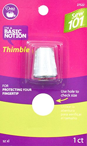Dritz Sewing 101 S101 Slip Stop Thimble XL Sewing 101 Size, X-Large