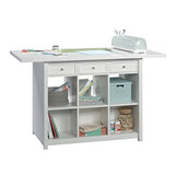 Sauder Craft Pro Series Work Table, White finish