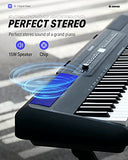 Donner SE-1 88 Key Digital Piano, Full-Size Electric Piano Keyboard with Graded Hammer Action Weighted Keys, Including Sustain Pedal, Headphone, Power Adapter