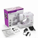 Sewing Machine by Galadim (12 Stitches, 2 Speeds, LED Sewing Light, Foot Pedal) - Electric Overlock Sewing Machines - Small Household Sewing Handheld Tool GD-015-BV