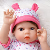 Girls Reborn Baby Dolls Lifelike Real Baby Dolls That Look Real 22'' Come with Blanket & Doll Accessories, Gift Set