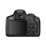 Canon EOS 2000D DSLR Camera and EF-S 18-55 mm f/3.5-5.6 IS II Lens, Black