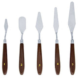 US Art Supply 5 Piece Palette Knife Set