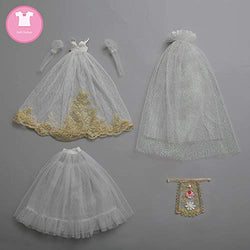 1/4 BJD Doll Clothes Full Set Handmade Fashion Campus Style for 1/4 SD Doll Clothing Outfit- No Doll,C