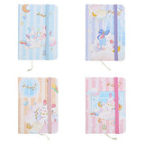 Ipienlee Mini Pocket Notebook Rabbit Cartoon Hardcover Notebooks Little Diary Note Pads Lined Memo Pad Cute Small Journal Notepad A6 Size 3.5 x 5.5 inch Pack of 4