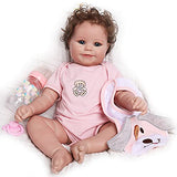 WOOROY Realistic Reborn Baby Dolls - 20 Inch Newborn Baby Doll Maddie Girl Lifelike Real Life Baby Dolls Soft Silicone Handmade Weighted Reborn Doll for Kids 3+