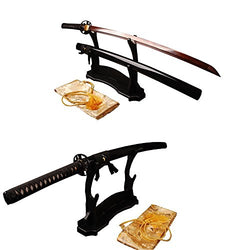 Colored Sharp Blade Japanese Samurai Katana Sword (Folded Red Blade)