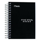 Five Star Spiral Notebook, Fat Lil' Pocket Notebook, College Ruled Paper, 200 Sheets, 5-1/2" x 4", Assorted Colors, 6 Pack (38027)