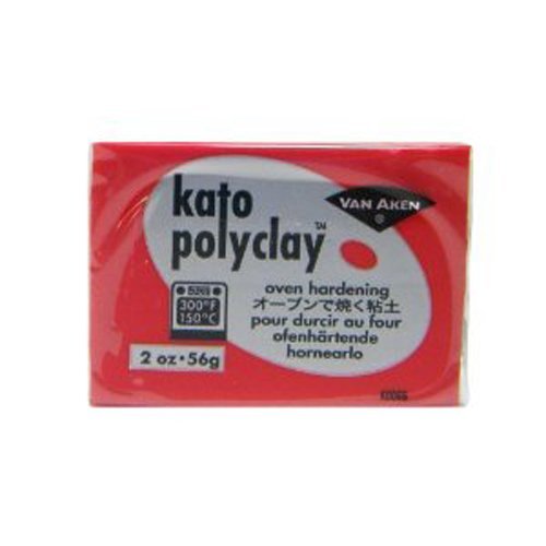 Kato Polyclay Red 2oz by Van Aken