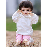 HGFDSA Original Design 27Cm BJD Doll 1/6 Ball Jointed Doll DIY Toys with Full Set Clothes Shoes Wig Makeup Surprise Gift Doll Best Gift for Girls,B