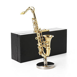 Odoria 1:12 Miniature Saxophone Mini Musical Instrument Dollhouse Furniture Model Decoration