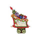 Enesco Jim Shore Heartwood Creek Christmas Train Coal Car Figurine, 5.5-Inch Height, Multicolor