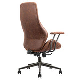 XIZZI Ergonomic Chair, Modern Computer Desk Chair,High Back Suede Leather Office Chair with Lumbar Support for Executive or Home Office (Brownness)