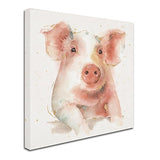 Farm Friends III by Lisa Audit, 14x14-Inch Canvas Wall Art