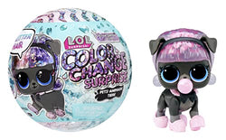 LOL Surprise Glitter Color Change™ Pets with 5 Surprises Including a Collectible Doll, Sparkly Fashions, and Accessories – Great Gift for Kids Ages 4+