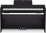 Casio Privia PX-870 Digital Piano - Black Bundle with Adjustable Bench, Instructional Book, Online Lessons, Austin Bazaar Instructional DVD, and Polishing Cloth
