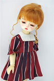 JD160 6-7inch YOSD Classical Twist Mohair BJD Doll Wigs (Ginger)
