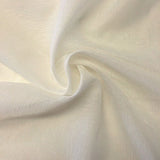 Sheer Voile Faux Linen Fabric 118" Wide Curtain Drapery BTY 100% Polyester (Beige)